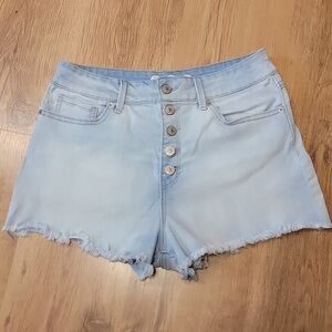 Rewash Super High-rise Button Fly Shorts
